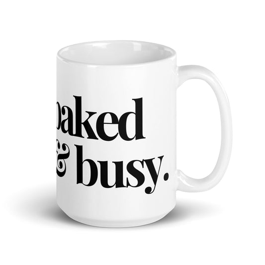 Baked & Busy Mug - GRAMS & PEARLS